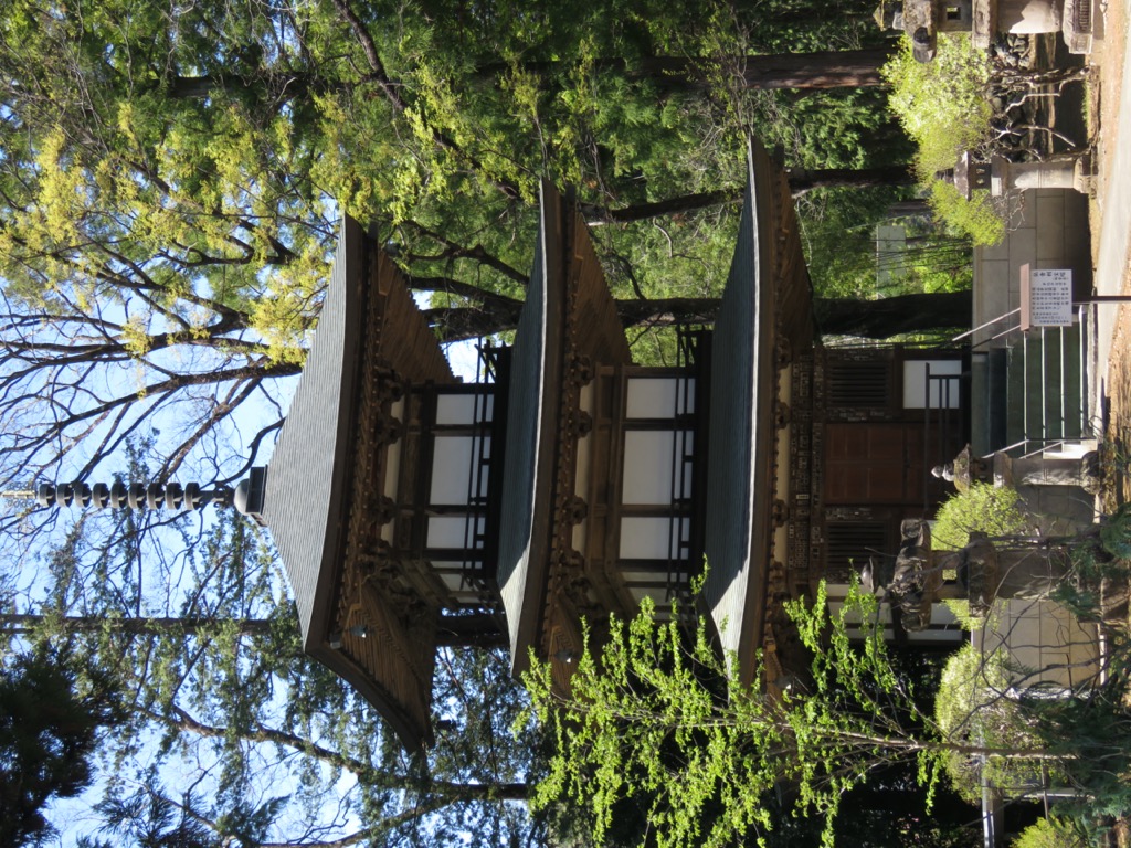 塩ノ山、恵林寺の三重塔