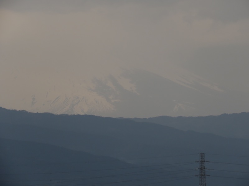 曽我丘陵ウォーキングコースと曽我梅林、光明寺、富士山
