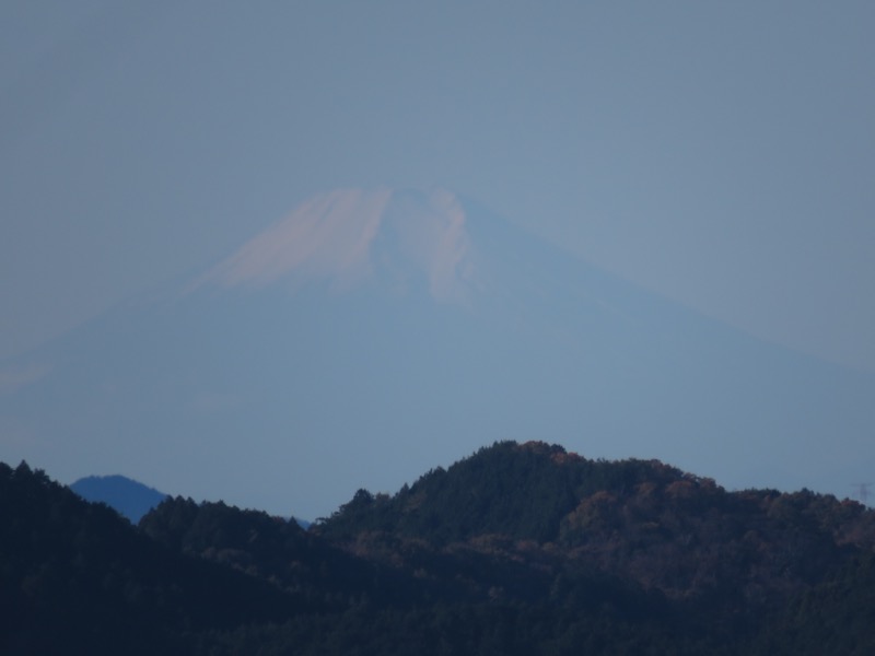 奥久慈・男体山から袋田の滝、奥久慈・男体山、大円地登山口〜山頂、展望岩から、富士山