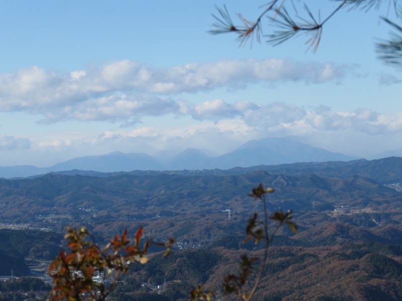 奥久慈・男体山から袋田の滝、男体山山頂〜袋田の滝、第二展望台