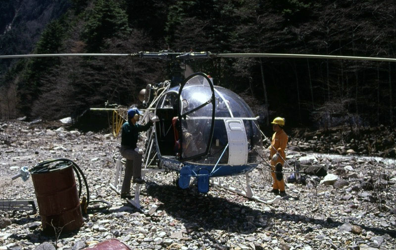 穂高・空撮