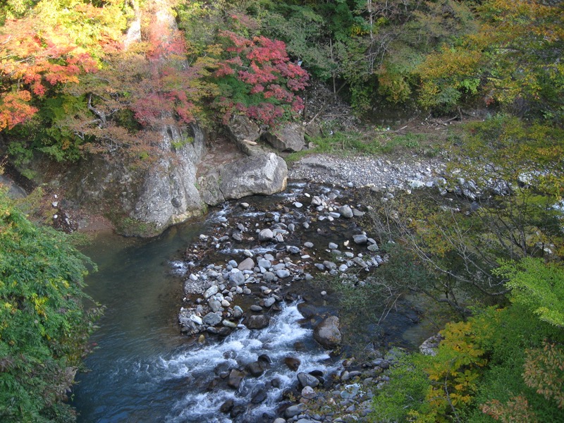 新湯・富士山