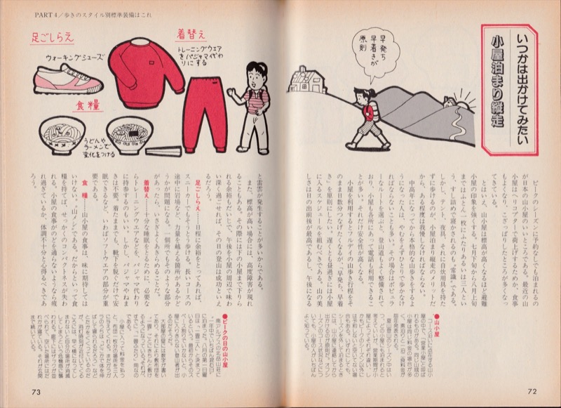 1987.5『初めての山歩き』（主婦と生活社）