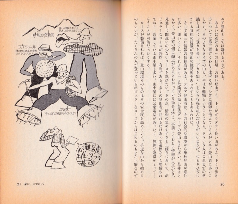 1990.7『トレーニング不要！　おじさんの登山術』（朝日新聞社）