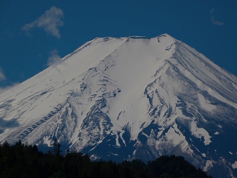 倉見山、桂川公園、富士山