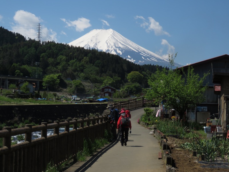 倉見山、桂川公園、富士山