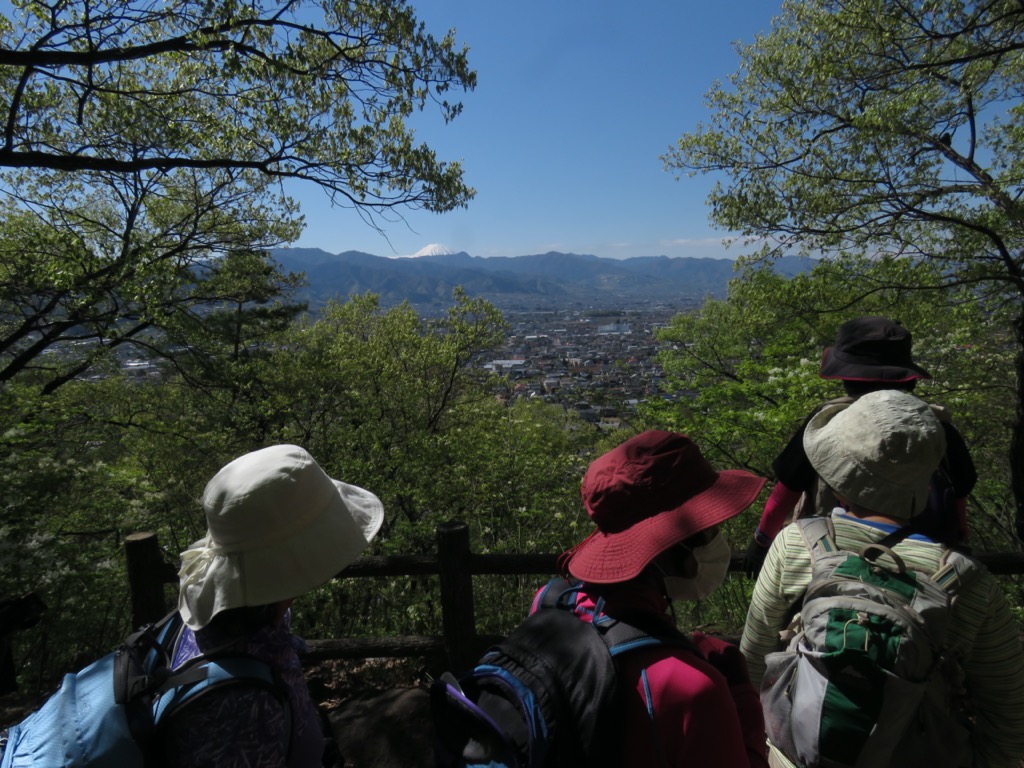 塩ノ山、富士山遠望