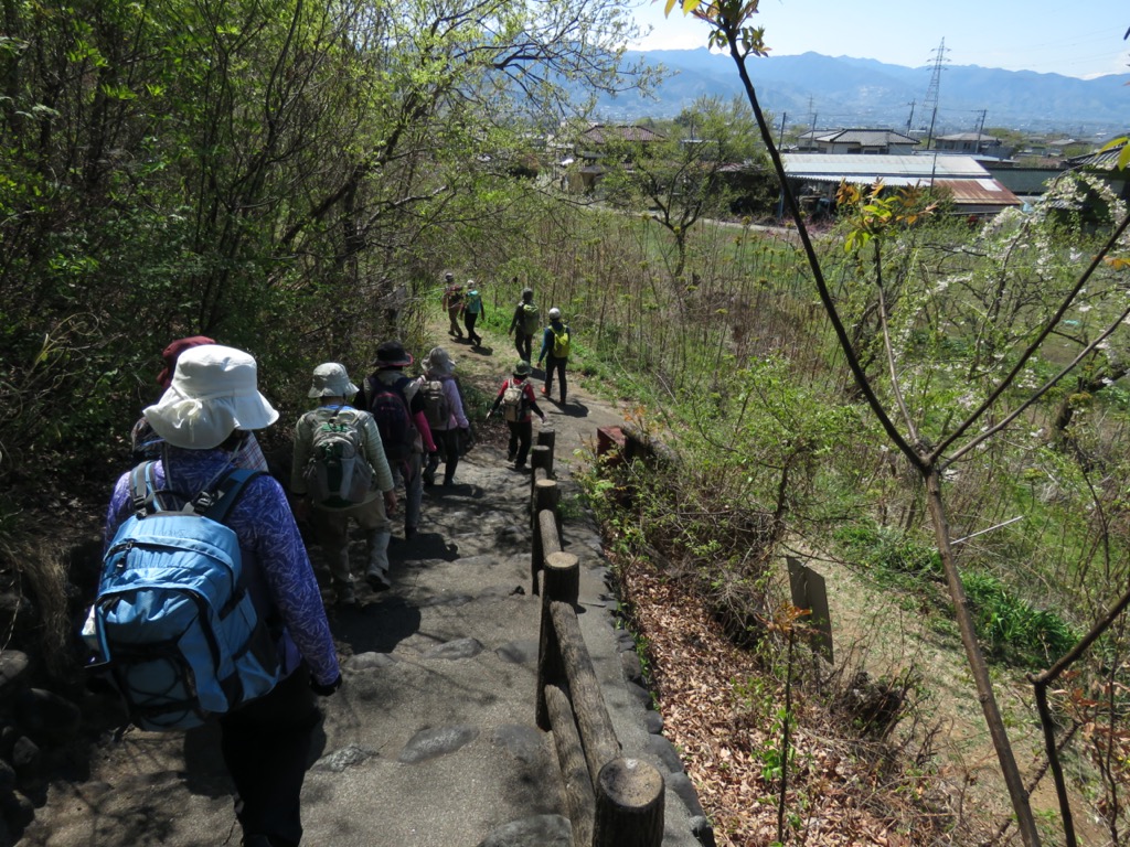 塩ノ山、遊歩道終了