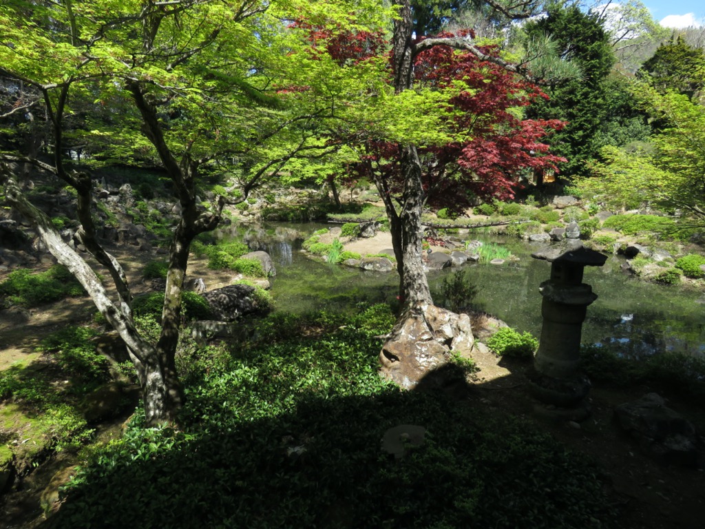 塩ノ山、恵林寺参拝、夢窓国師の恵林寺庭園