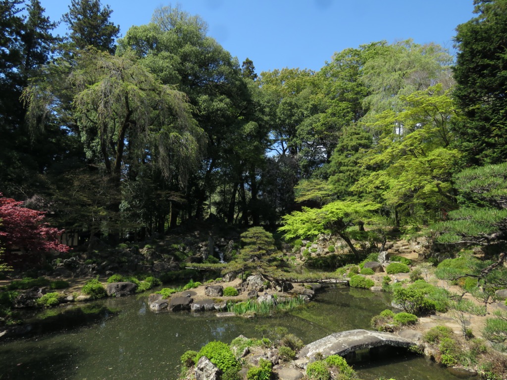 塩ノ山、恵林寺参拝、夢窓国師の恵林寺庭園