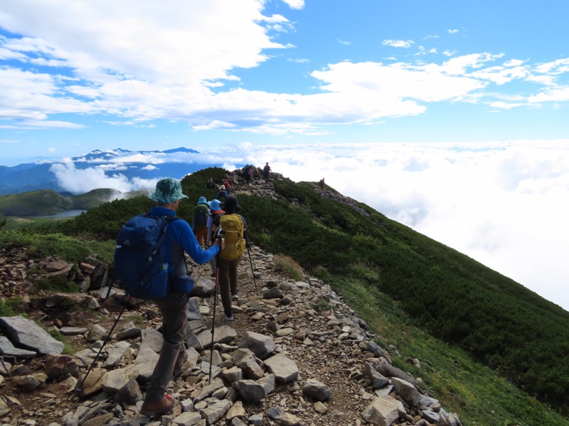 白馬岳、白馬三山