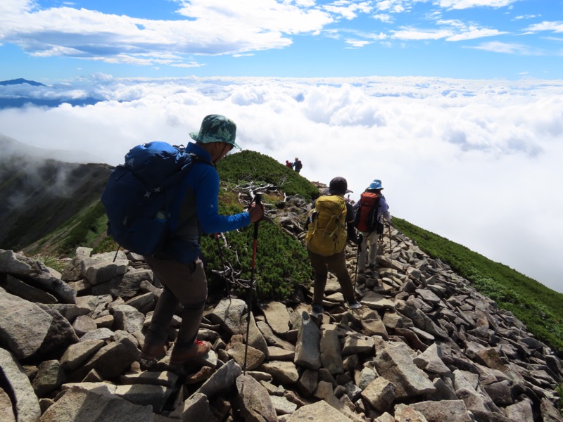 白馬岳、白馬三山