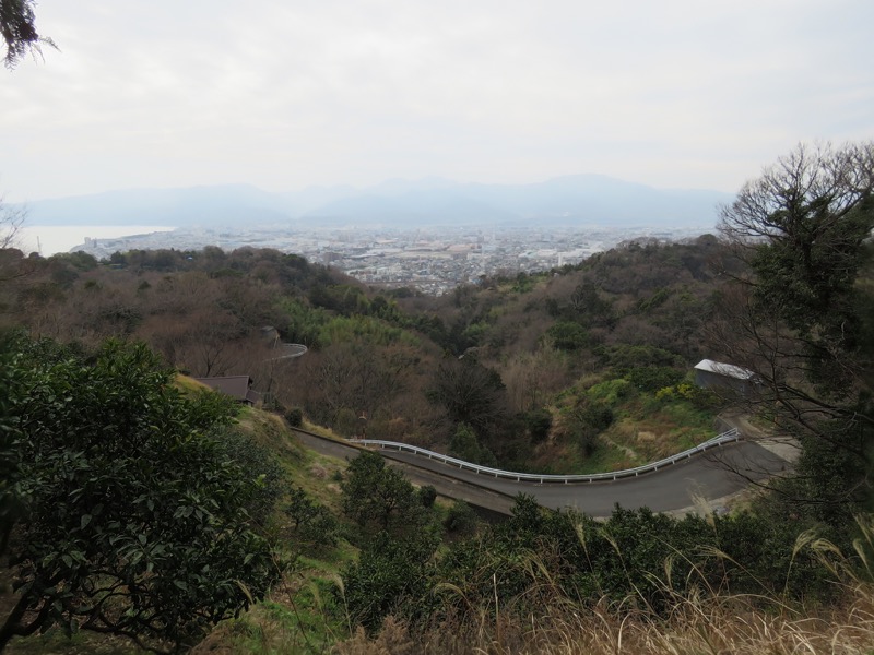 曽我丘陵ウォーキングコースと曽我梅林、上ノ山農道、小田原