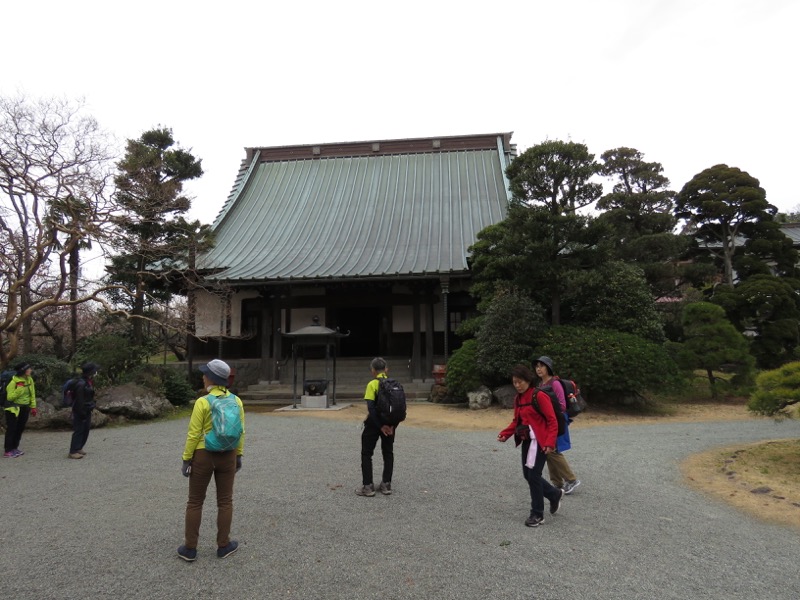 曽我丘陵ウォーキングコースと曽我梅林、中河原梅林へ、瑞雲寺