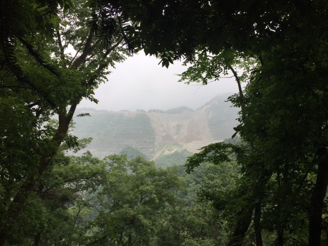 戸倉三山、山砂