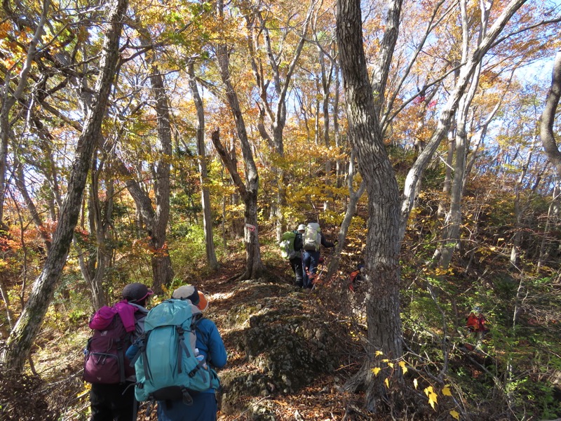 奥久慈・男体山から袋田の滝、男体山山頂〜袋田の滝