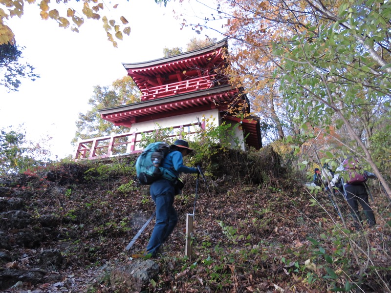 奥久慈・男体山から袋田の滝、月居山から月居観音堂