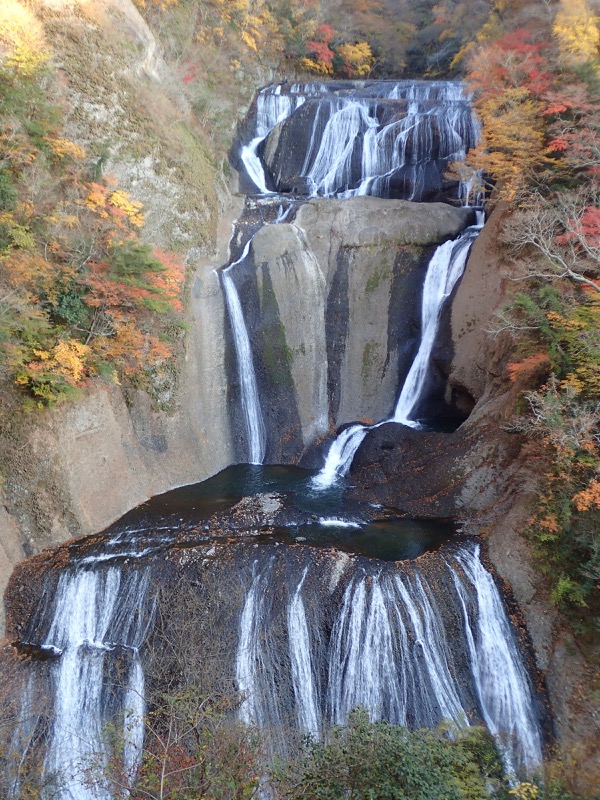 奥久慈・男体山から袋田の滝、袋田の滝