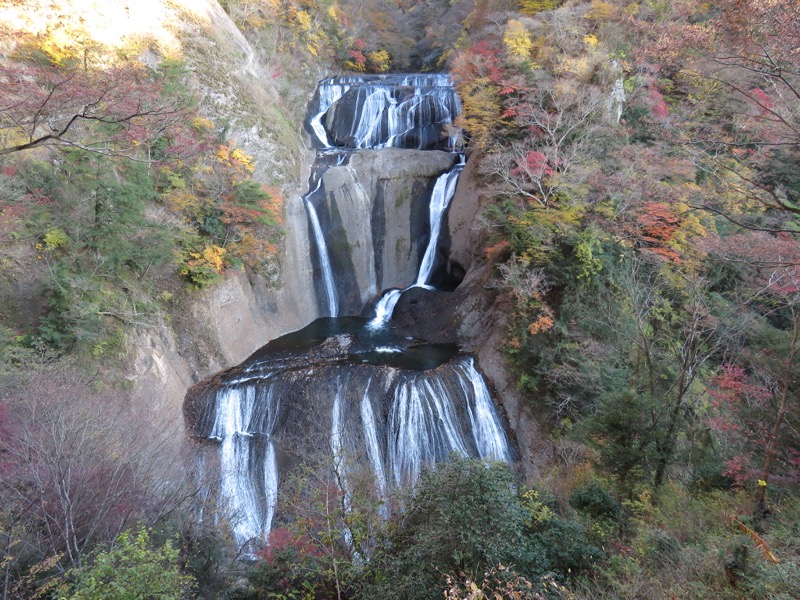 奥久慈・男体山から袋田の滝、袋田の滝