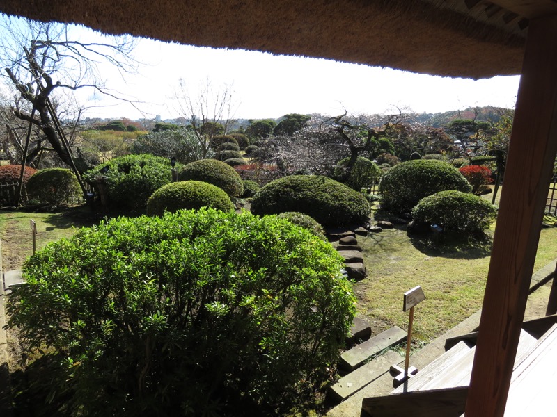 奥久慈・男体山から袋田の滝、水戸偕楽園、好文亭、萩の間から