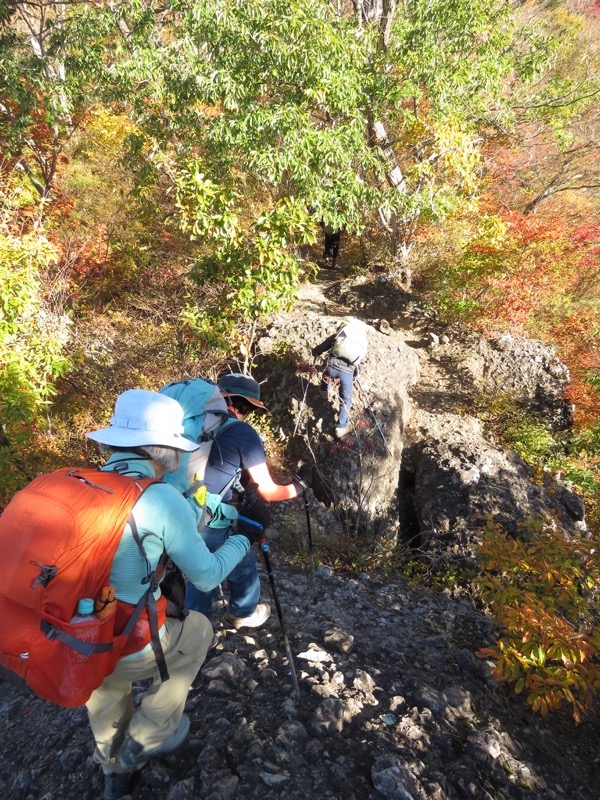 奥久慈・男体山から袋田の滝、奥久慈・男体山、大円地登山口〜山頂、ダブルストック