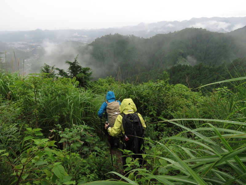 あきる野市深沢山,下り