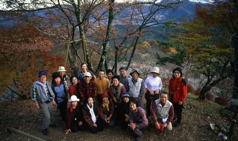 桜山、冬桜、モミジ、サザンカ、ツバキ