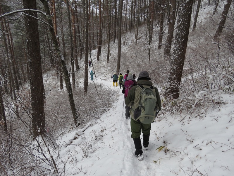 守屋山,登山