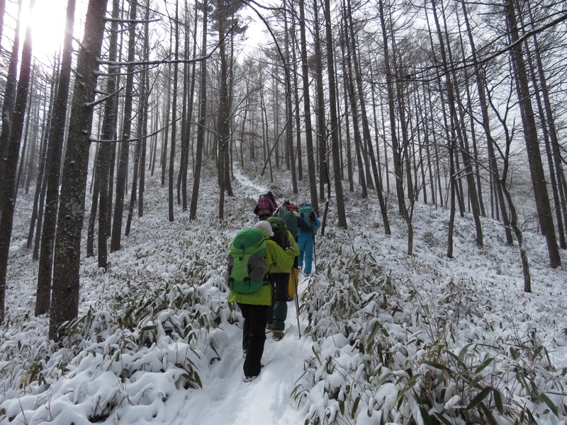 守屋山,登山