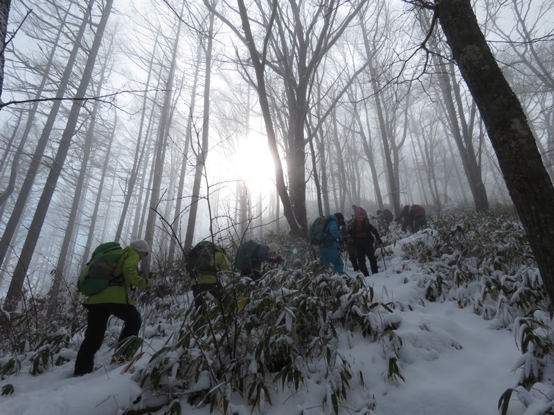 守屋山,登山