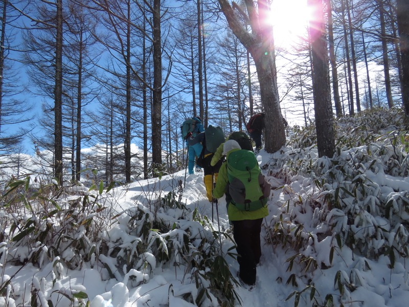 守屋山,登山