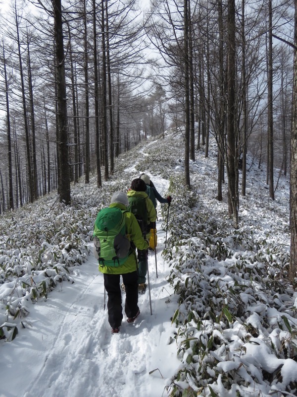 守屋山,登山