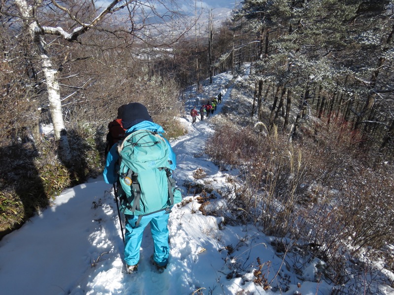 守屋山,登山