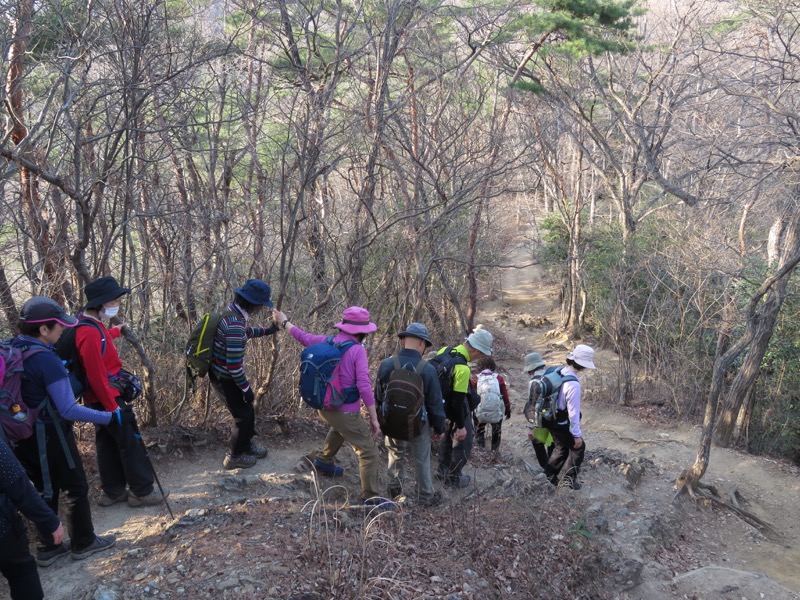 三毳山登山