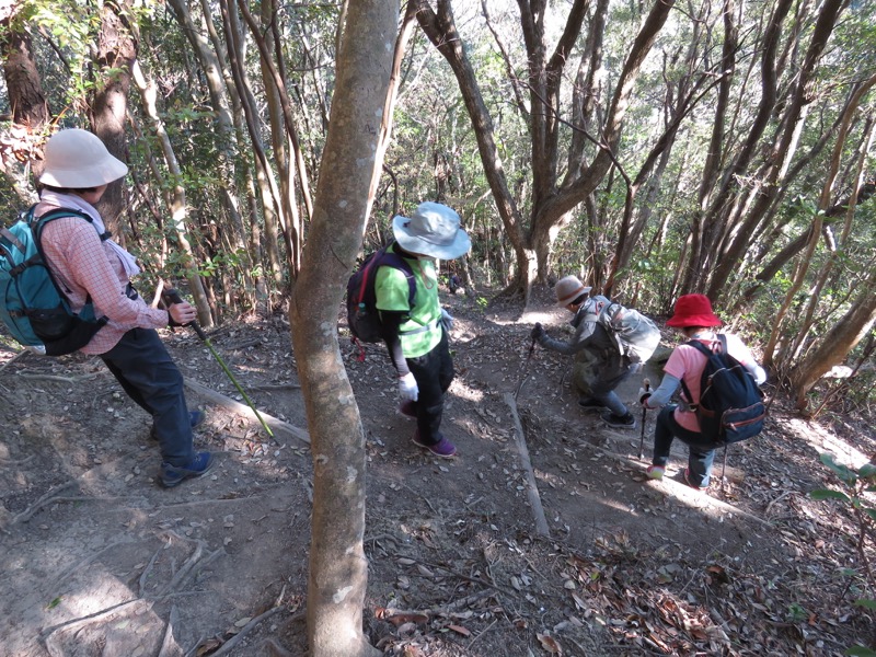 烏場山登山、花嫁街道、花婿街道