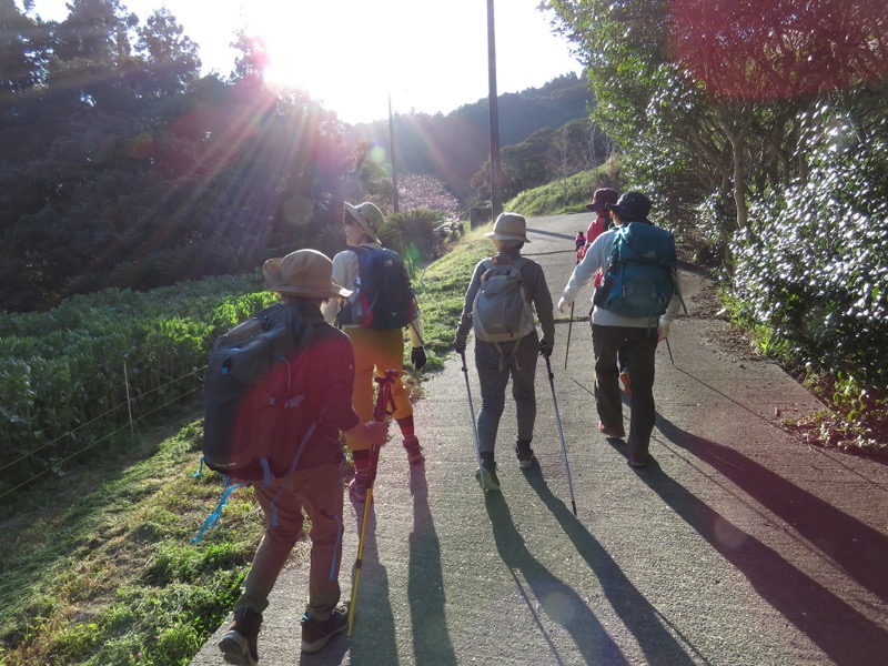 烏場山登山、花嫁街道、花婿街道