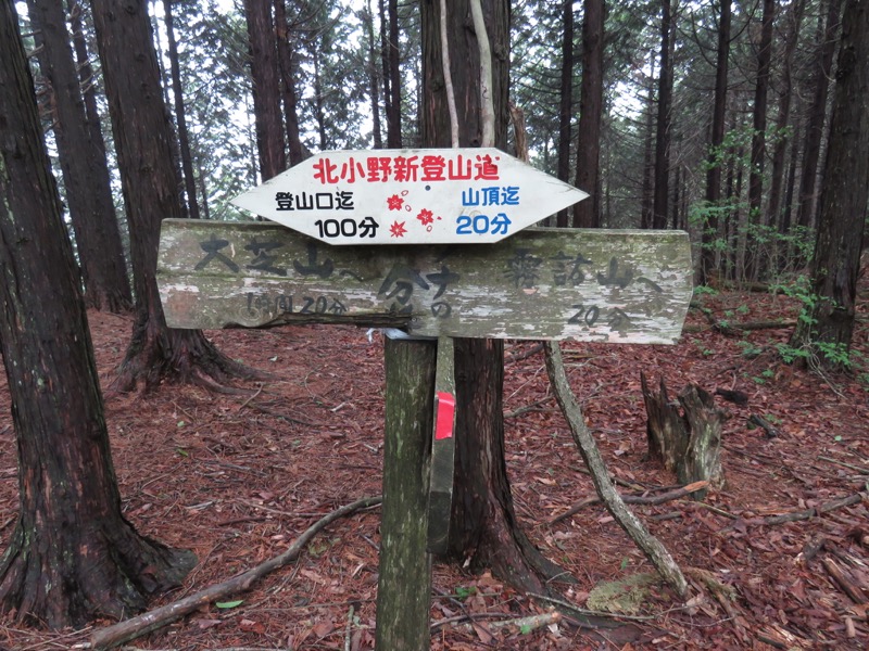 霧訪山登山