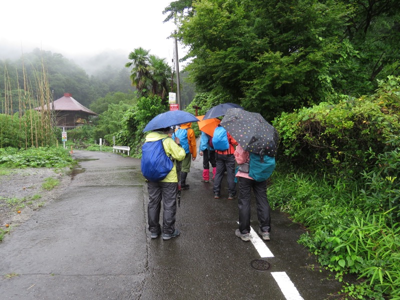 南沢あじさい山登山