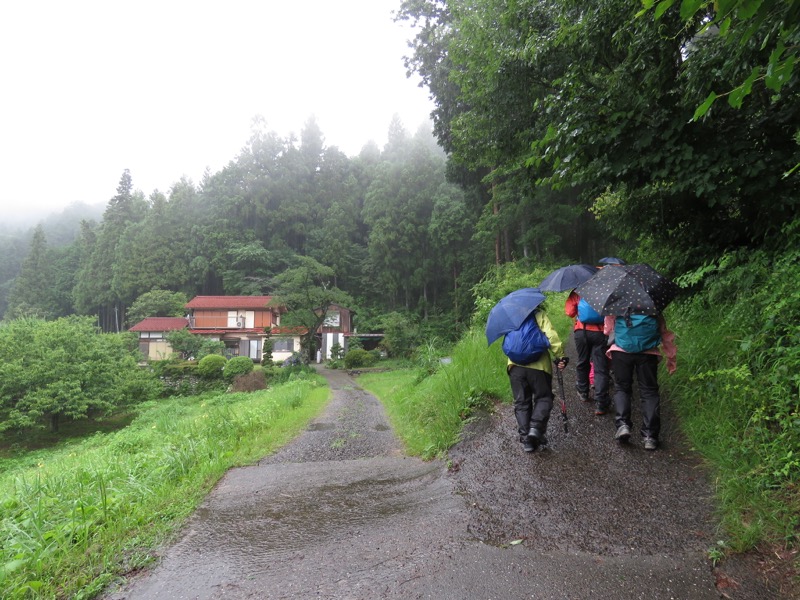 南沢あじさい山登山