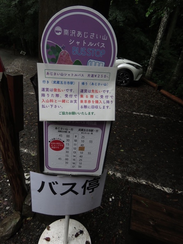 南沢あじさい山登山