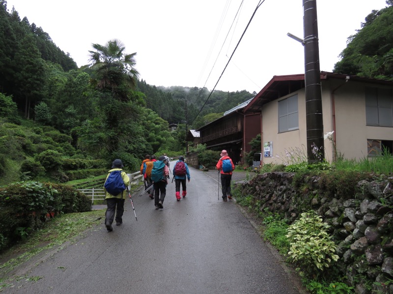 南沢あじさい山登山