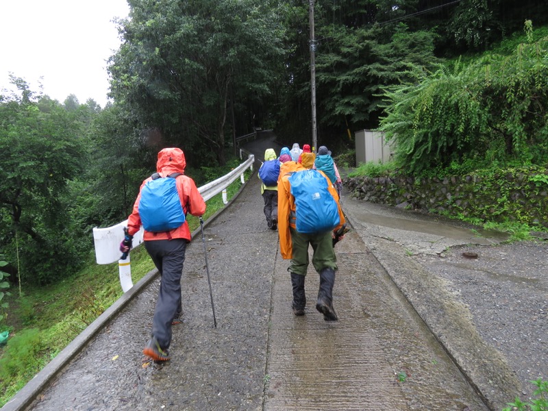 南沢あじさい山登山