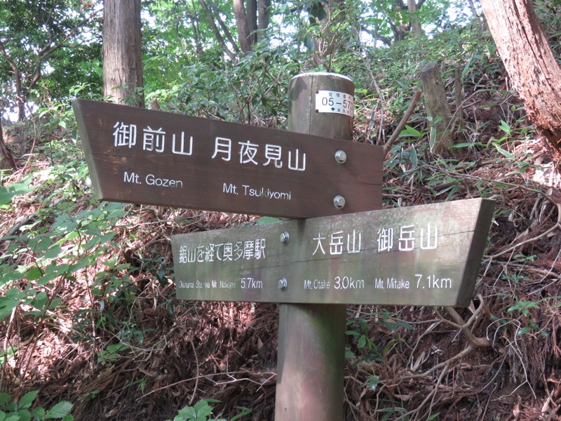 御岳山〜大岳山〜鋸山登山