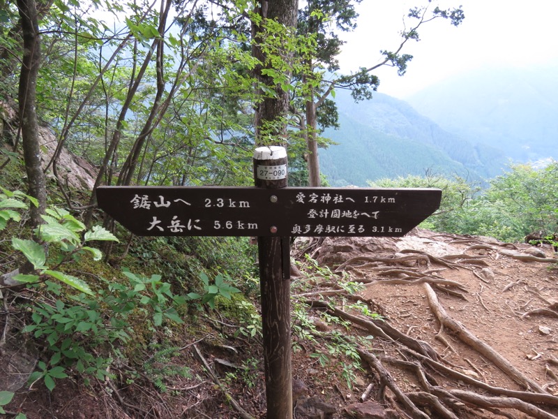 御岳山〜大岳山〜鋸山登山