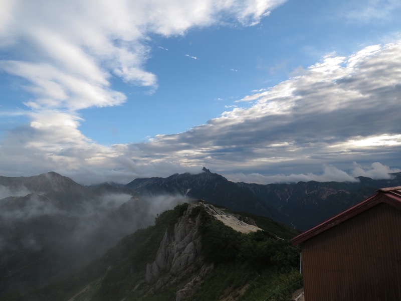 燕岳、登山