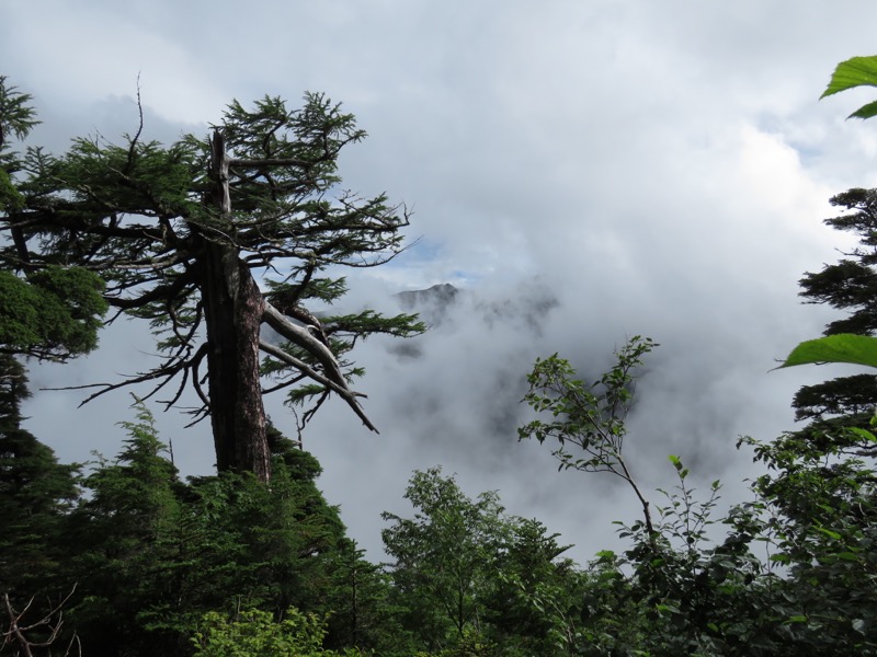 燕岳、登山