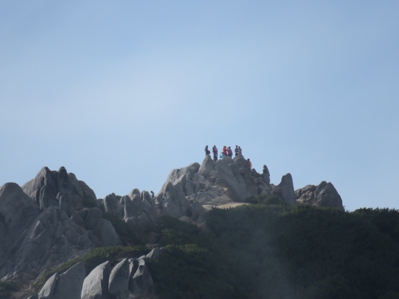 燕岳、登山