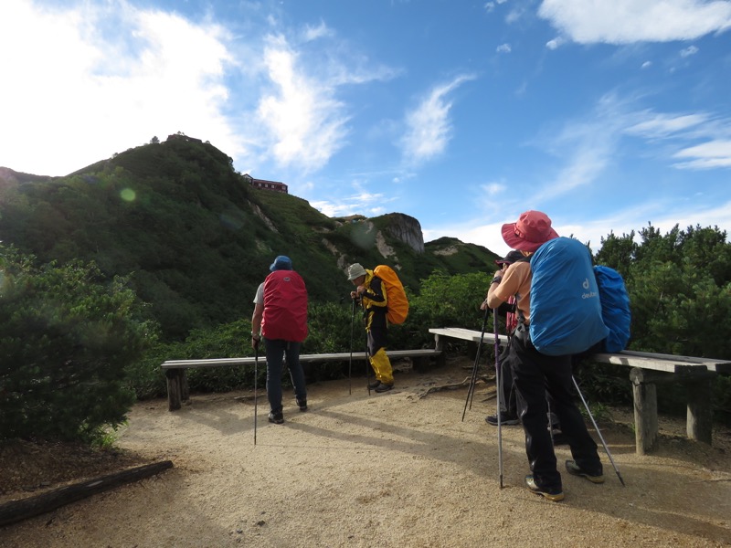 燕岳、登山