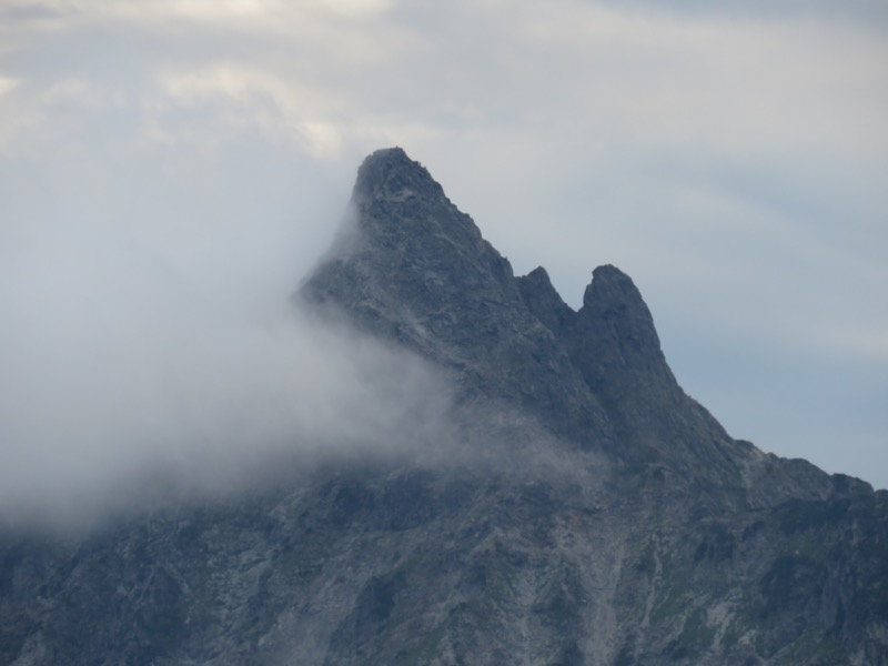 燕岳、登山