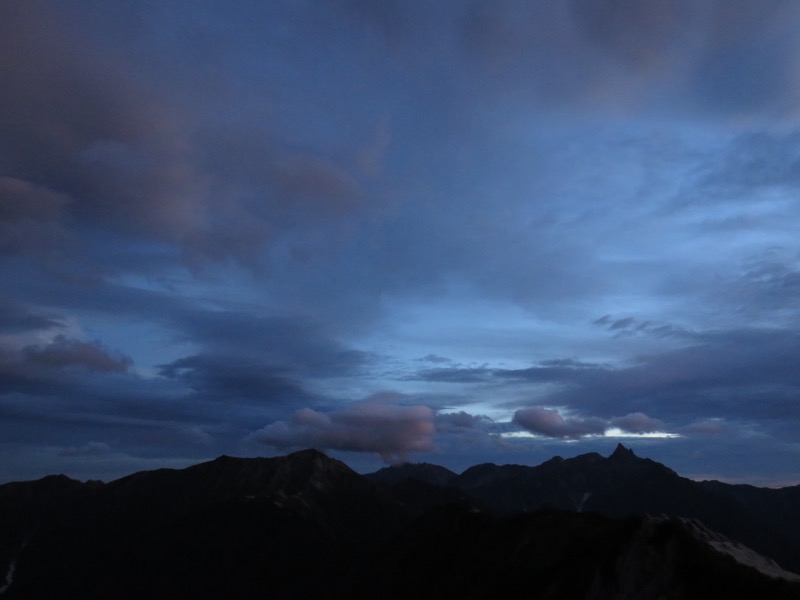 燕岳、登山